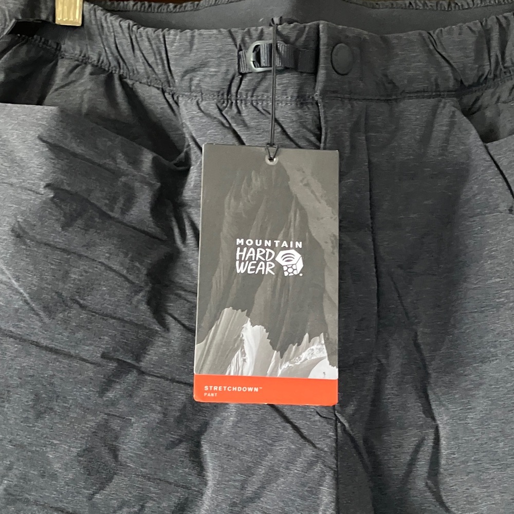 Mountain Hard Ware Charcoal Quilted Stretch down Pants - Picture 2 of 7